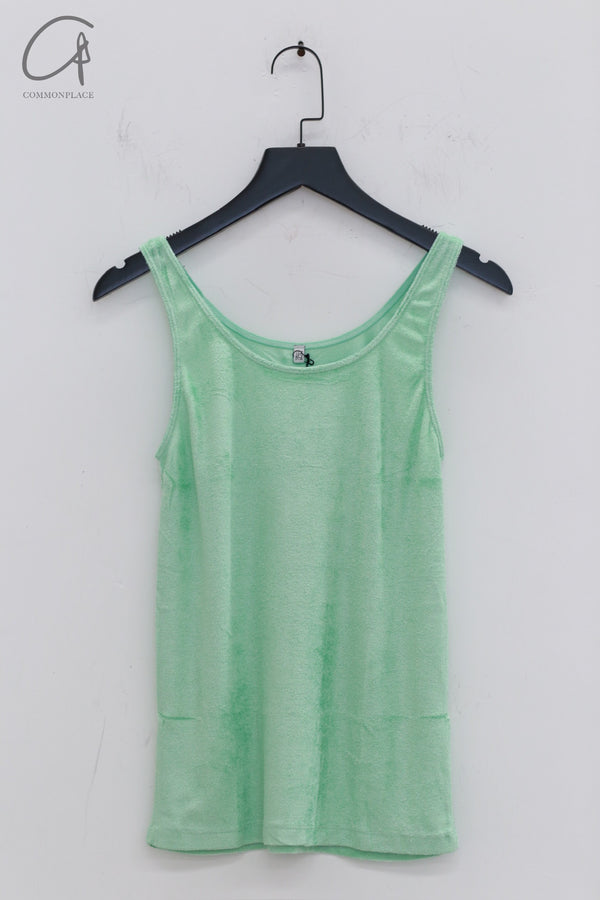 BASERANGE Tank Top BAS-TOOTK-VE-SU24-TELU GREEN